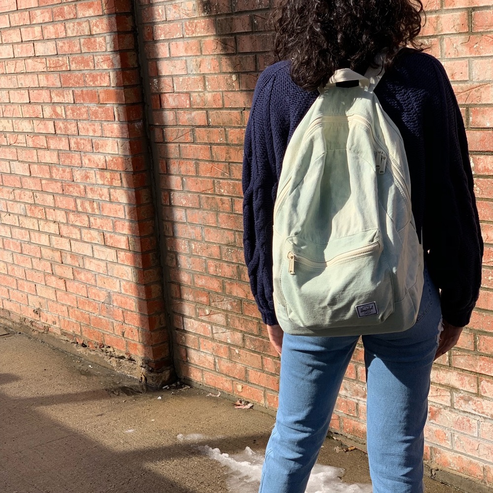 Herschel bleach denim - cotton casuals backpack